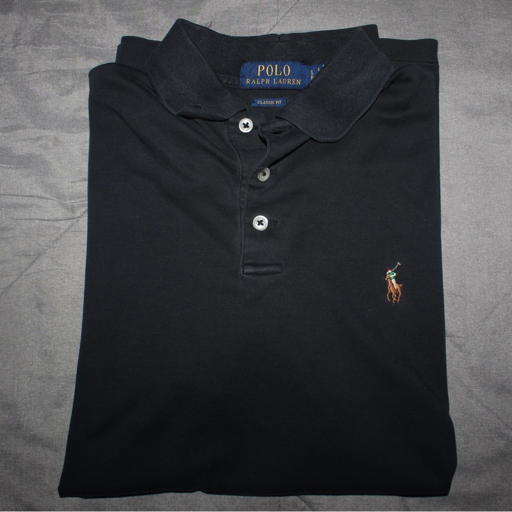 Polo Ralph Lauren Black Polo Shirt